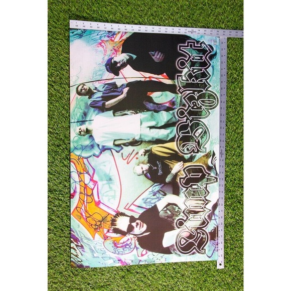 Vintage 1999 Limp Bizkit Group Shot Graffiti 22.5โx34.5โ Poster #6185 NOS - Picture 8 of 8